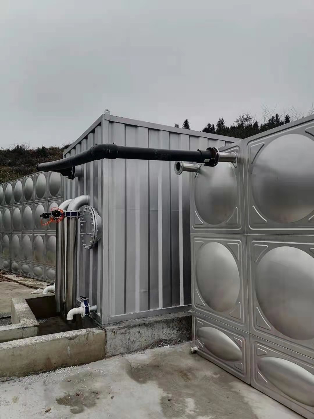 湘西鳳凰一體化不鏽鋼淨（jìng）水器